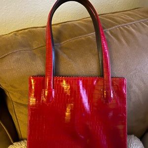 Donald Pliner Cognac Leather Tote